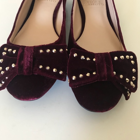 Vince Camino velvet studded bow flats - Picture 3 of 5